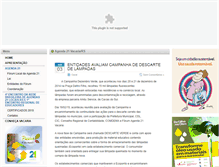 Tablet Screenshot of agenda21vacaria.com